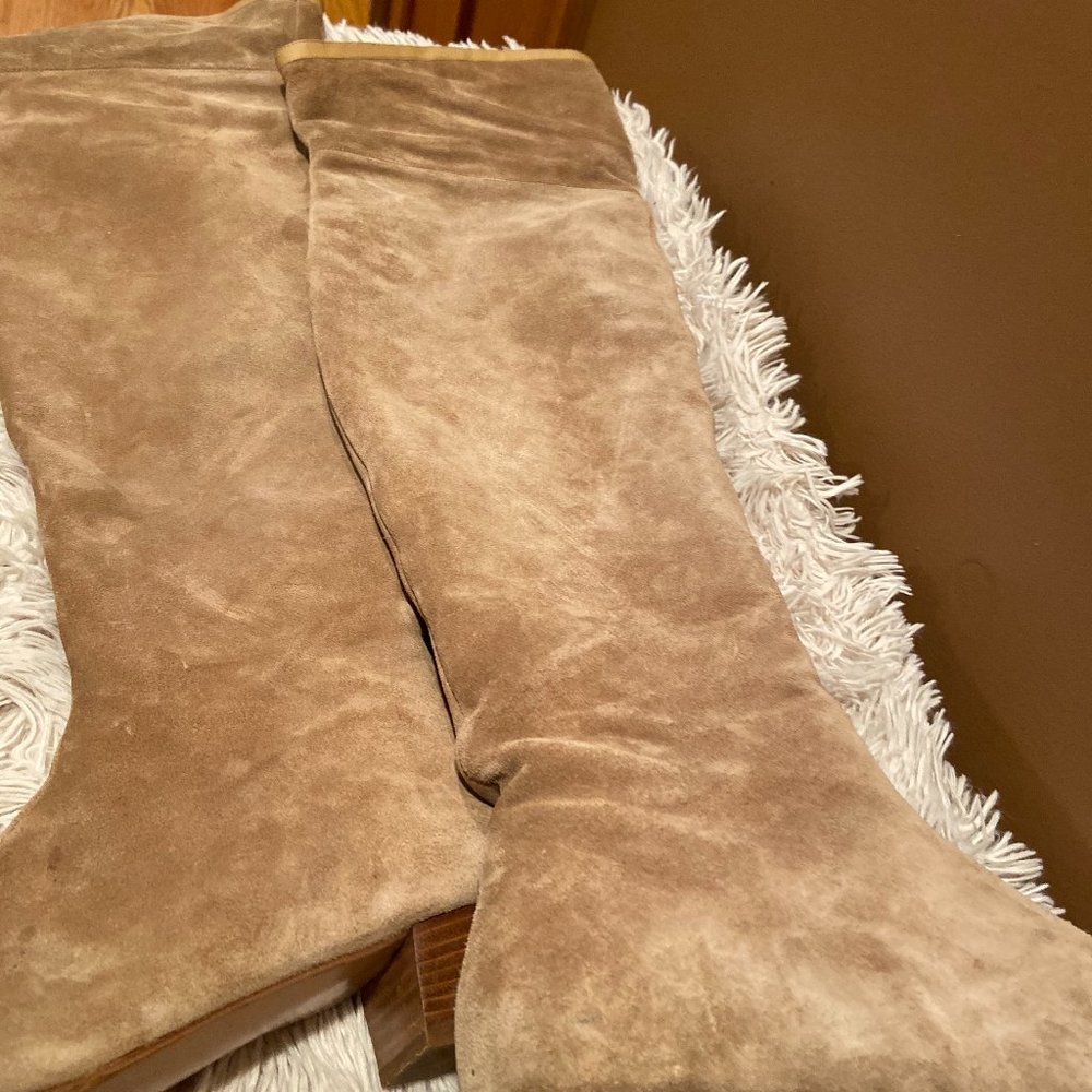 DKNY Women's leather boots size 10